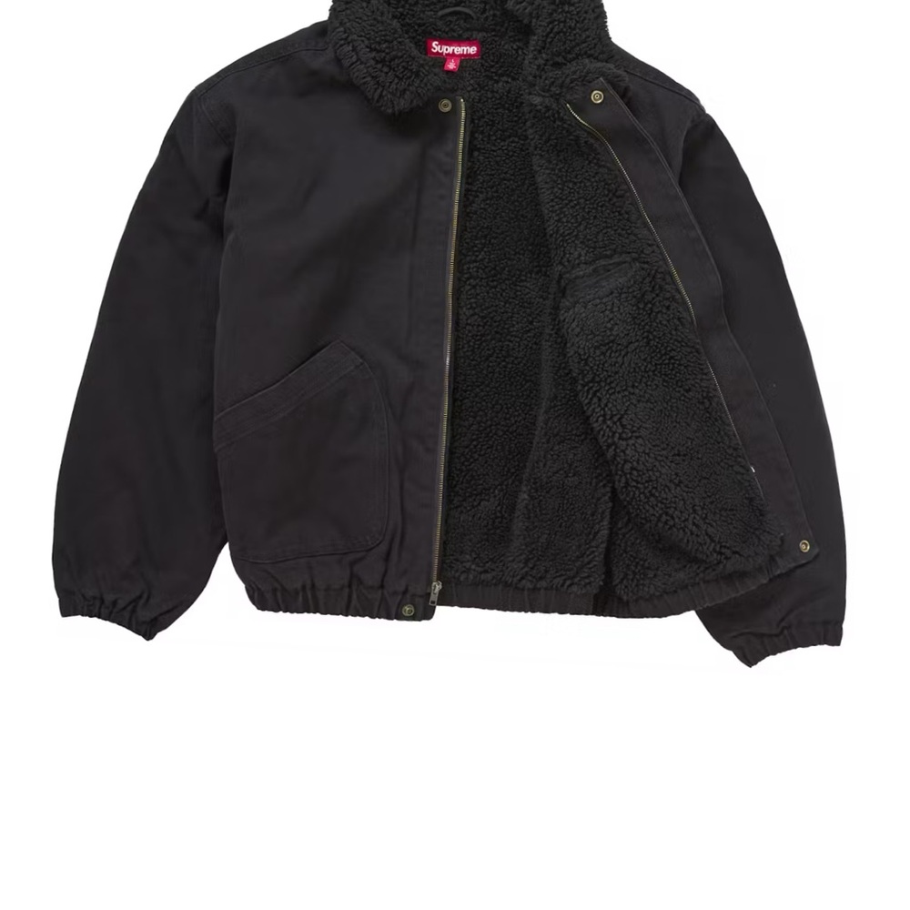 Supreme Black Bomber Jacket